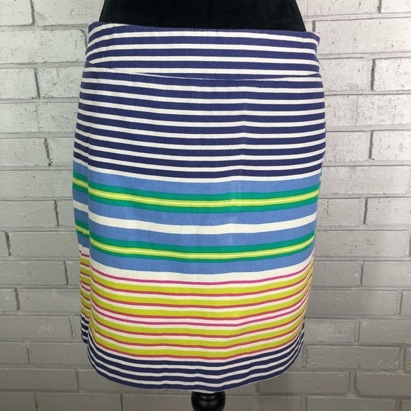 Ann Taylor Loft Women’s Striped Pencil Skirt - Picture 2 of 8